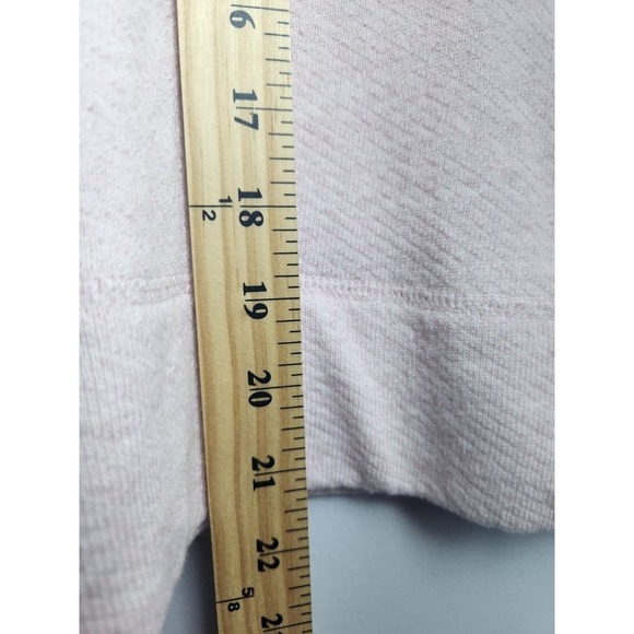Sweaty Betty Nestle Up half zip crop sweatshirt sz L Antique Pink - Picture 8 of 9